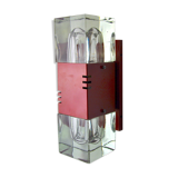 Wall lamp of the House Sciolari, murano glass, Italy, 1970