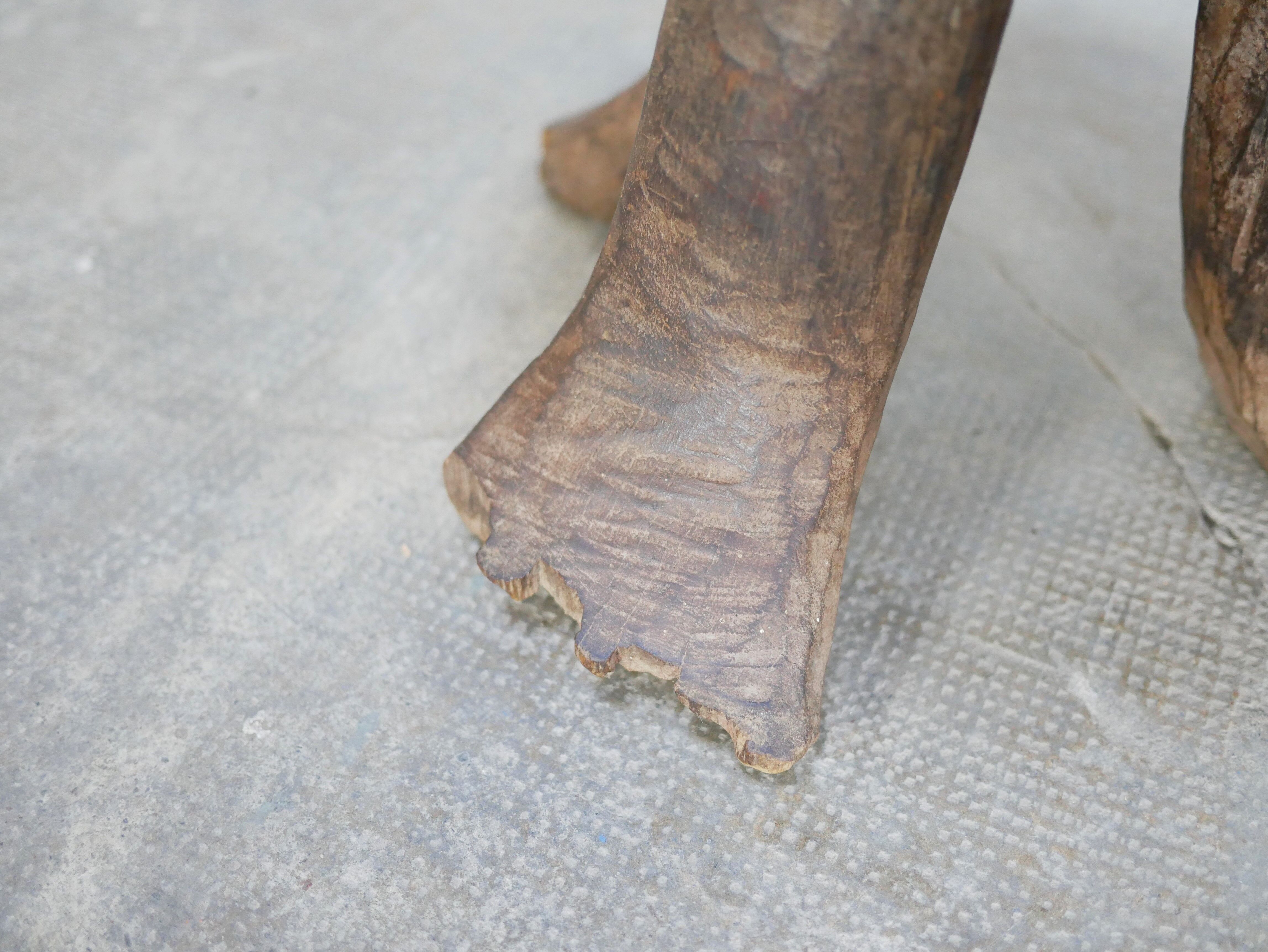 Antique African wooden stool