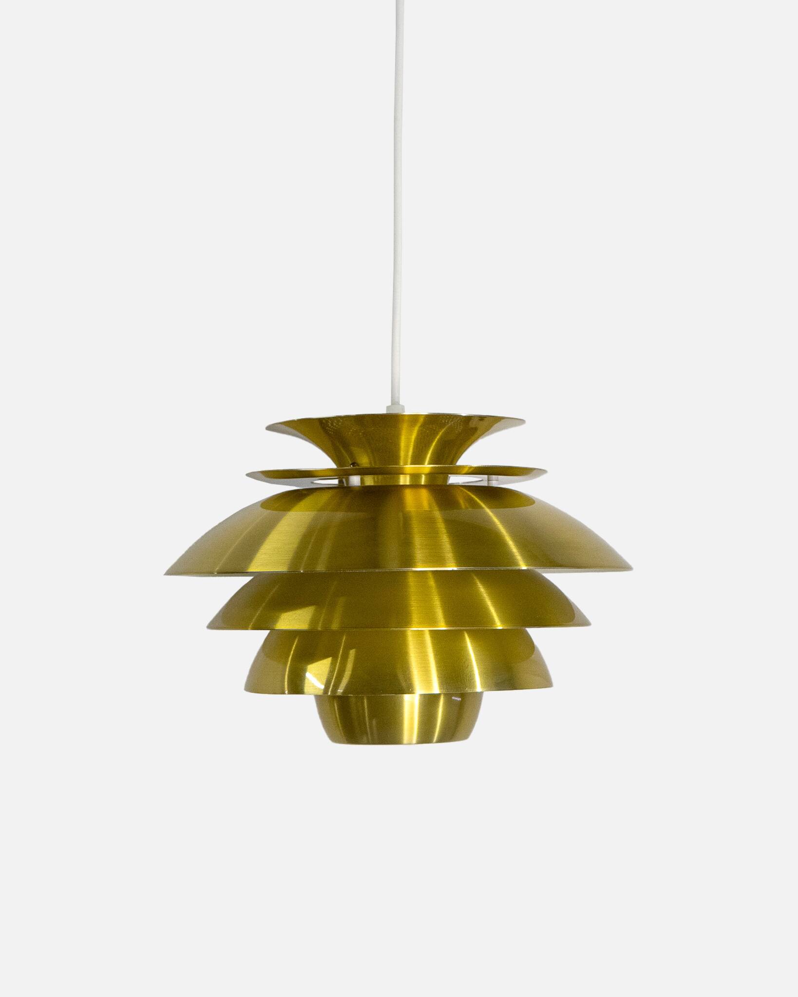 Barcelona Pendant Lamp by Bent Karlby for Lyfa, Denmark, circa 1980