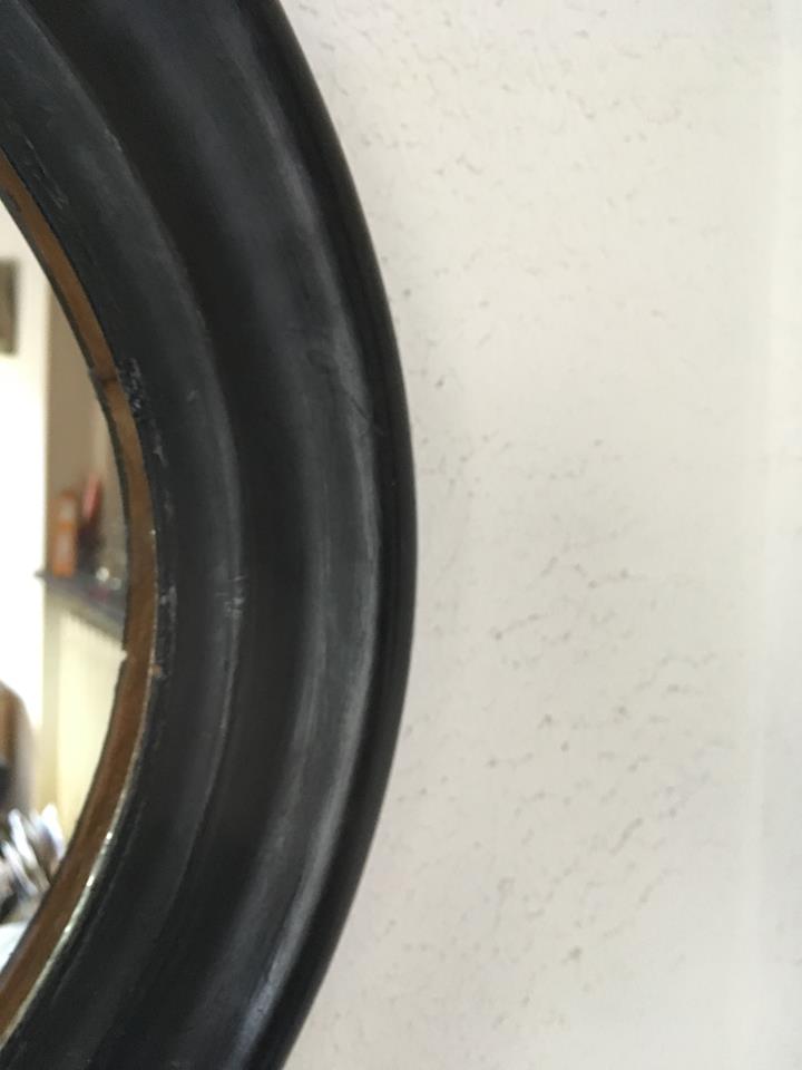 Round mirror style Napoleon III - 37x37cm