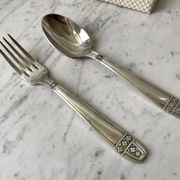 Duo de couverts en argent anciens