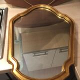 Golden vintage mirror
