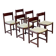 Ensemble de six chaises de salle à manger italiennes