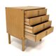 Scandinavian oak chest of drawers, Bertil Fridhagen, Bodafors, Sweden, 1960