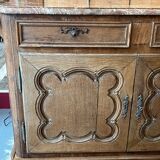 Bressan style hunting sideboard, marble top, 19th century