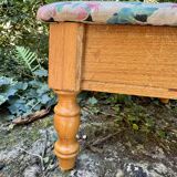 Vintage storage box footrest