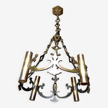 Neo gothic chandelier 4 lights