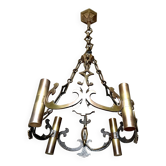 Lustre néo gothique 4 feux