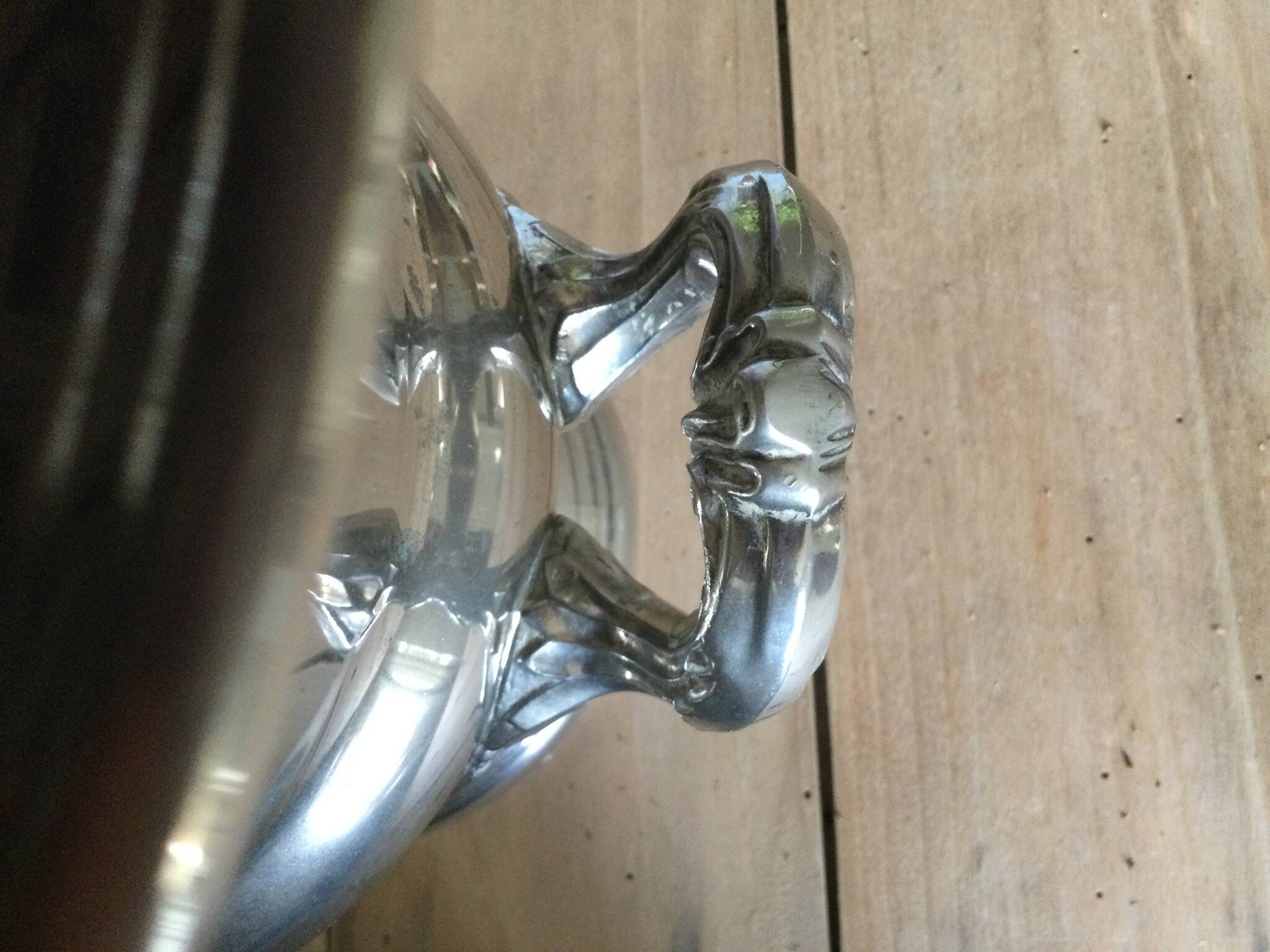 Seau à champagne métal argenté