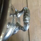Silver metal champagne bucket