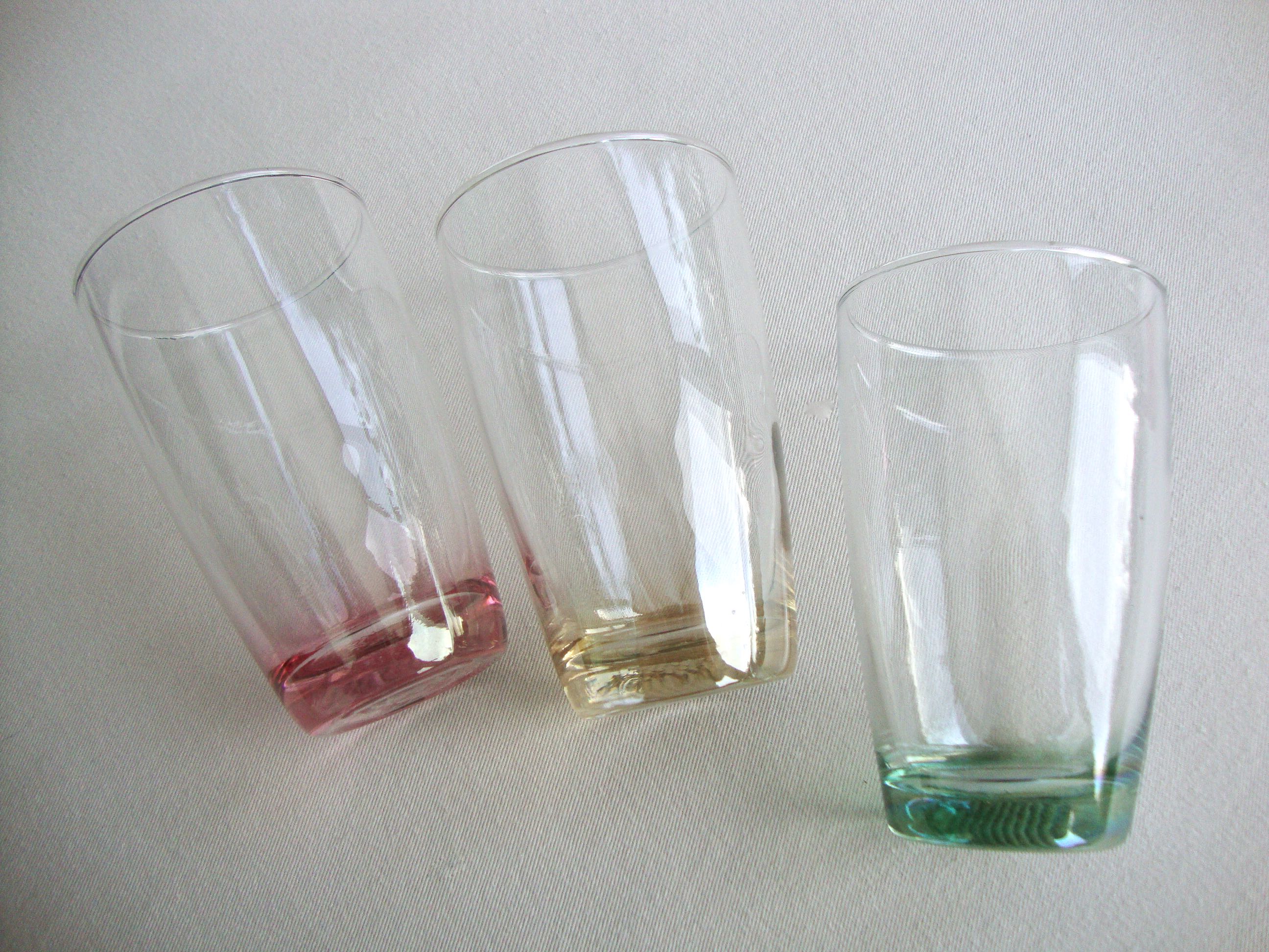 Set of 6 vintage water glasses Lesieur