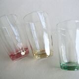 Set of 6 vintage water glasses Lesieur
