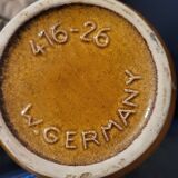 Ochre vase with handle, Scheurich Keramik, West Germany, 1960,70