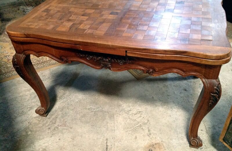 Louis XV style walnut table
