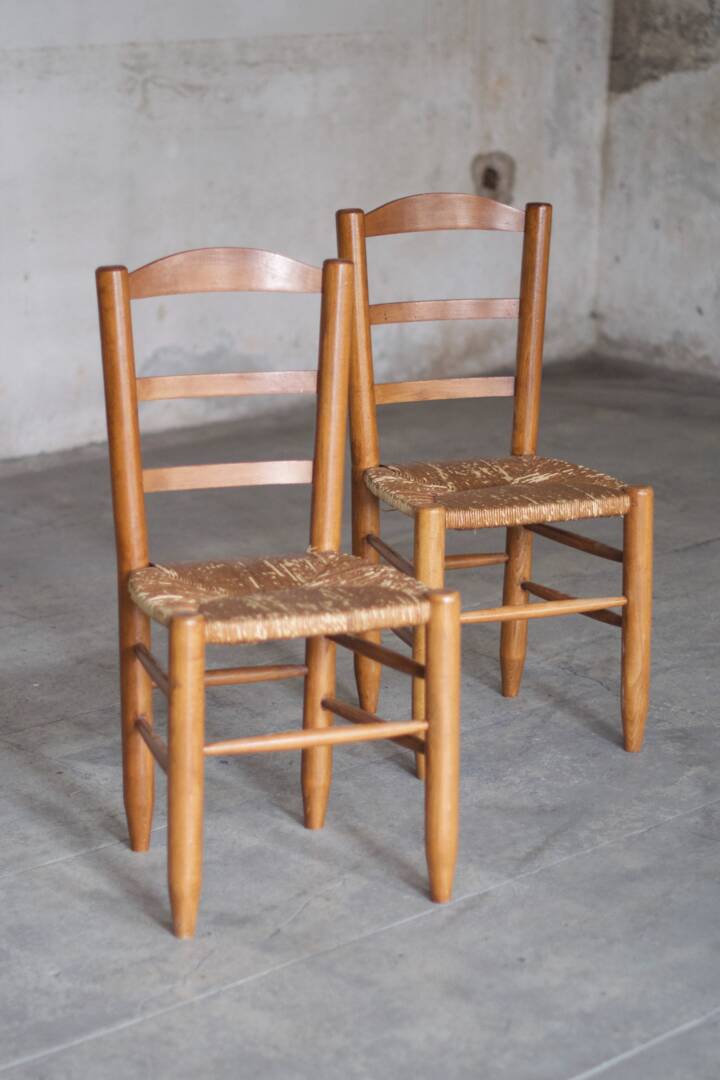 Series of two Georges Robert mountain chairs - France 1960