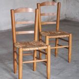 Series of two Georges Robert mountain chairs - France 1960
