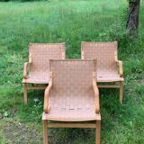 3 Boyes Mobler armchairs - Denmark 70s/80s