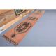 1970s Turkish Hand-Knotted Runner Rug 87x386