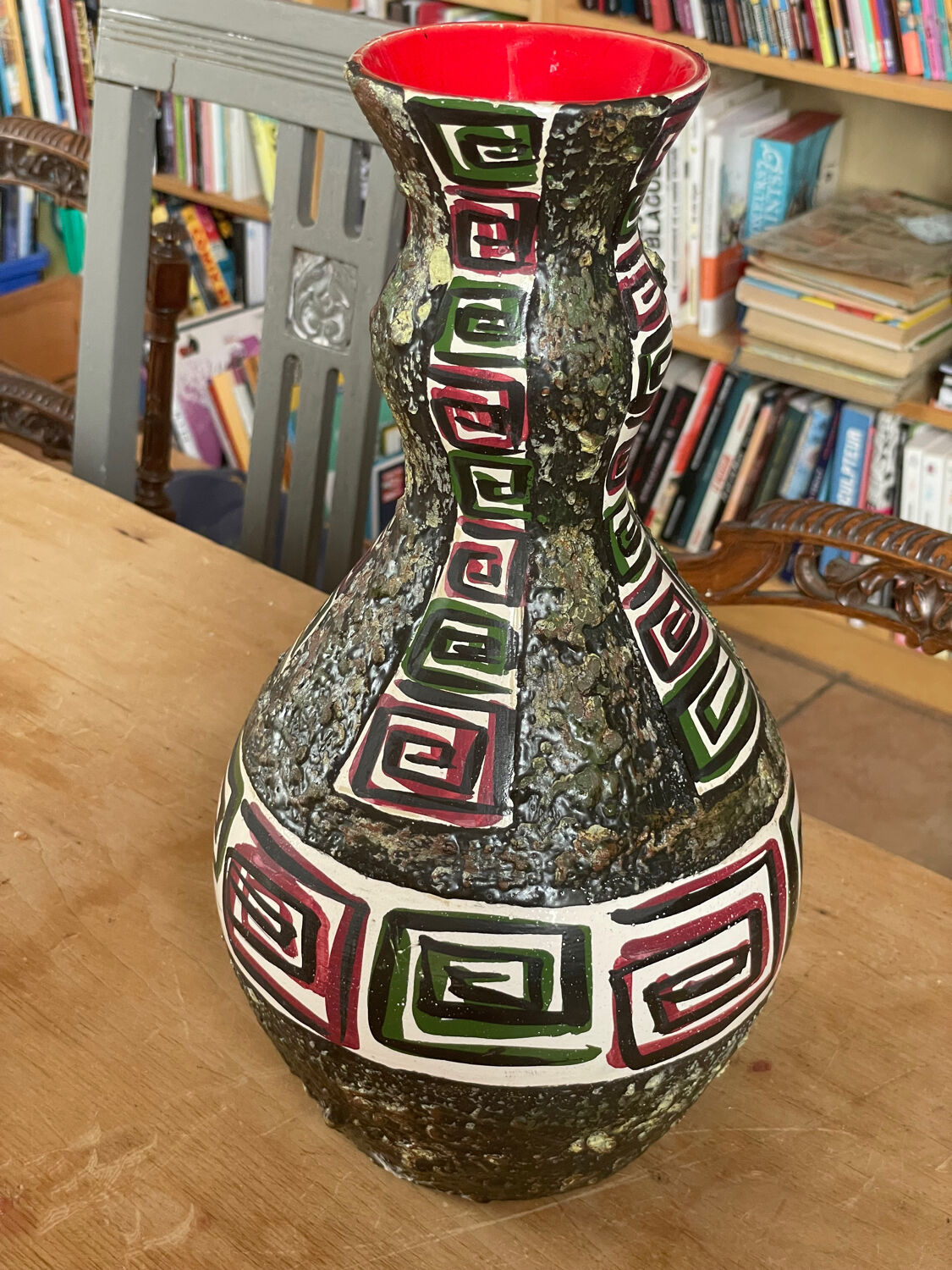 Vase vintage année 50 lave