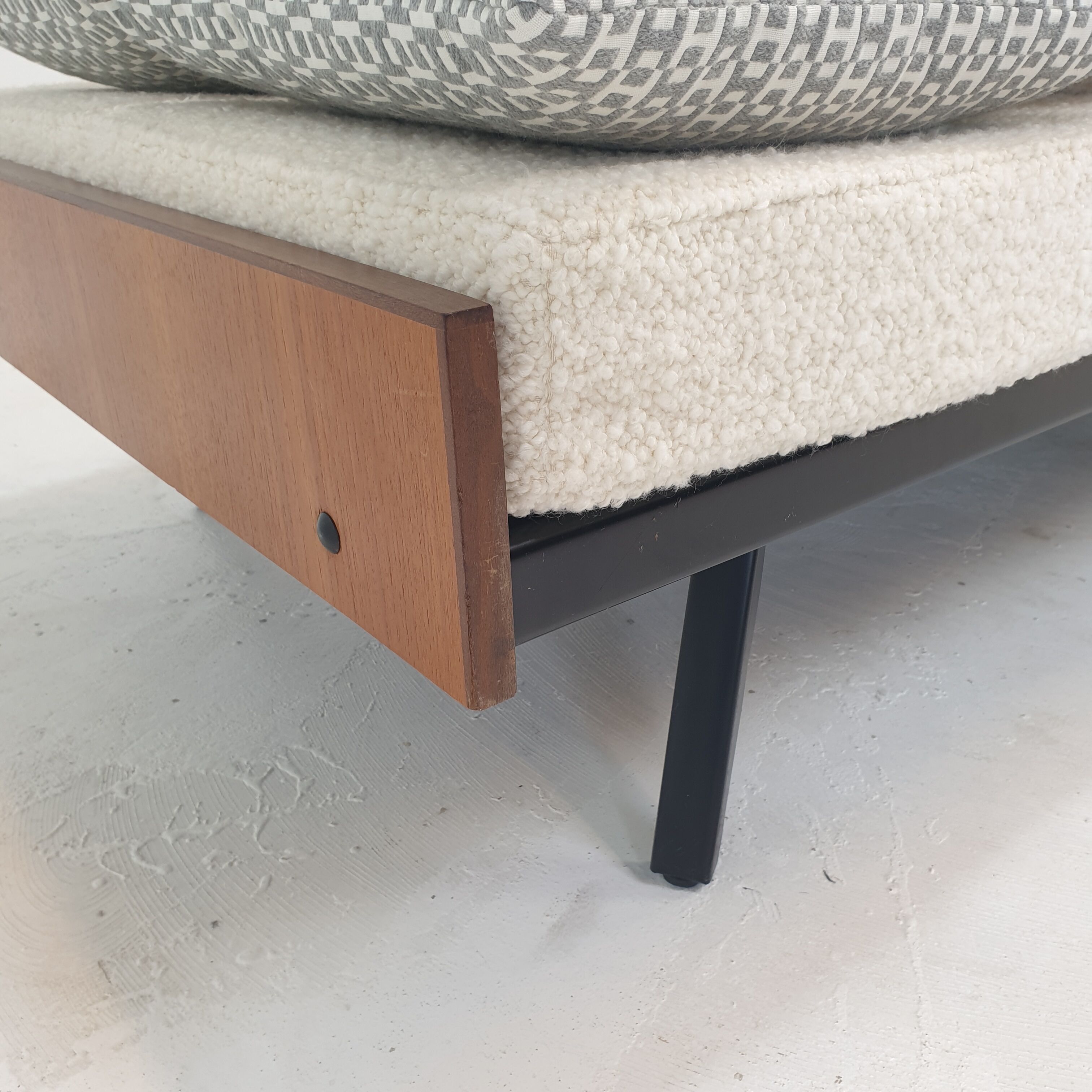 Daybed with Hermes Cushions and Bolster, 1960s