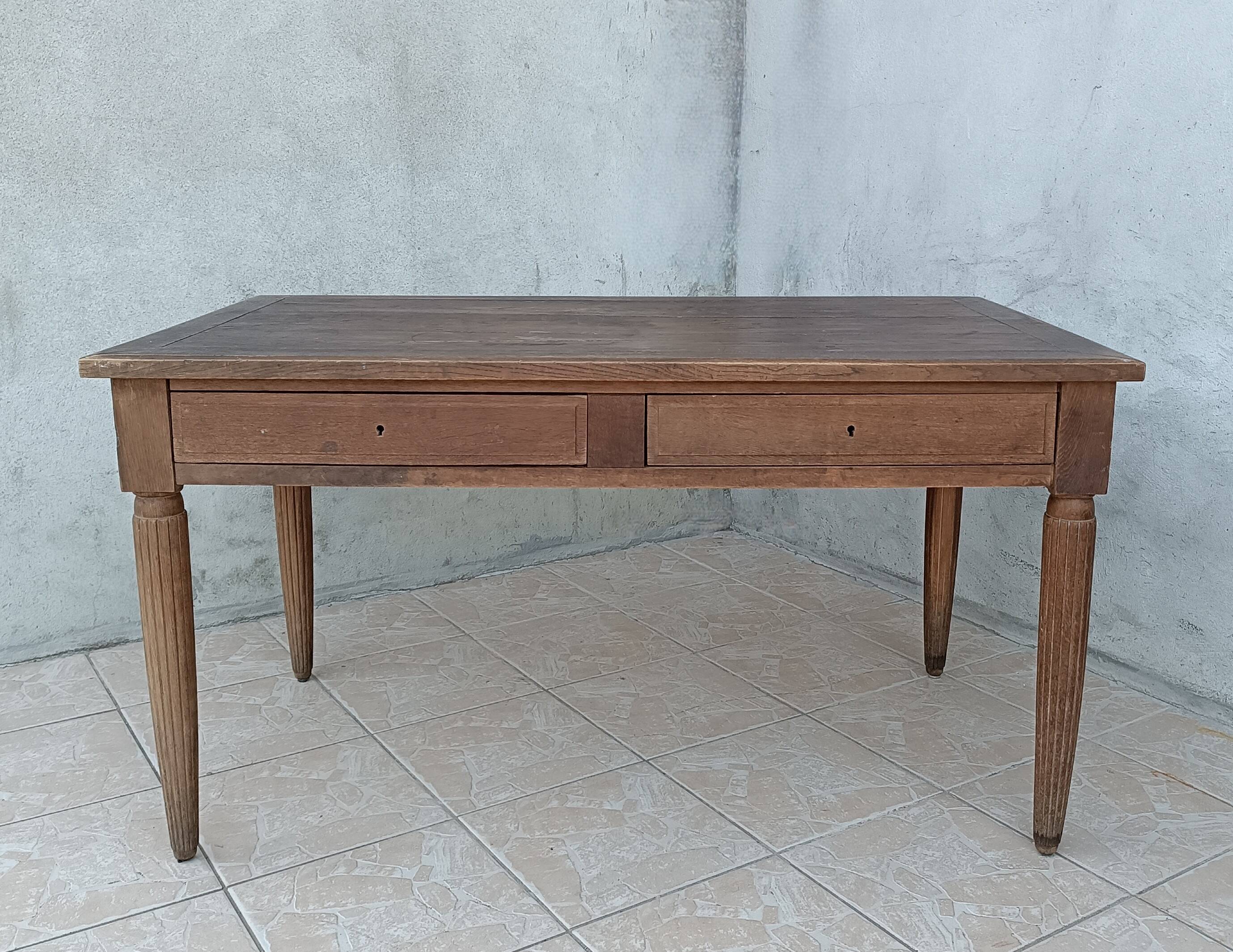 Art Deco period oak table