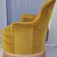 Velvet toad chair
