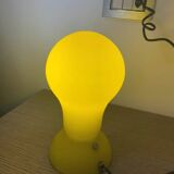 Lampe De Table Design jaune  Bulbo Aureliano Toso Murano  Space Age