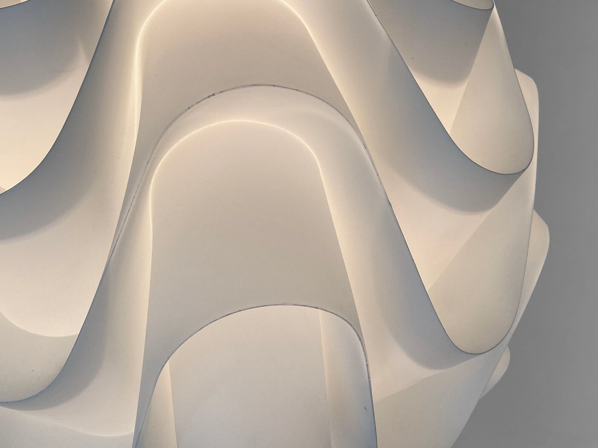 Pendant light P172 by Poul Christiansen for Le Klint, Denmark 1970s