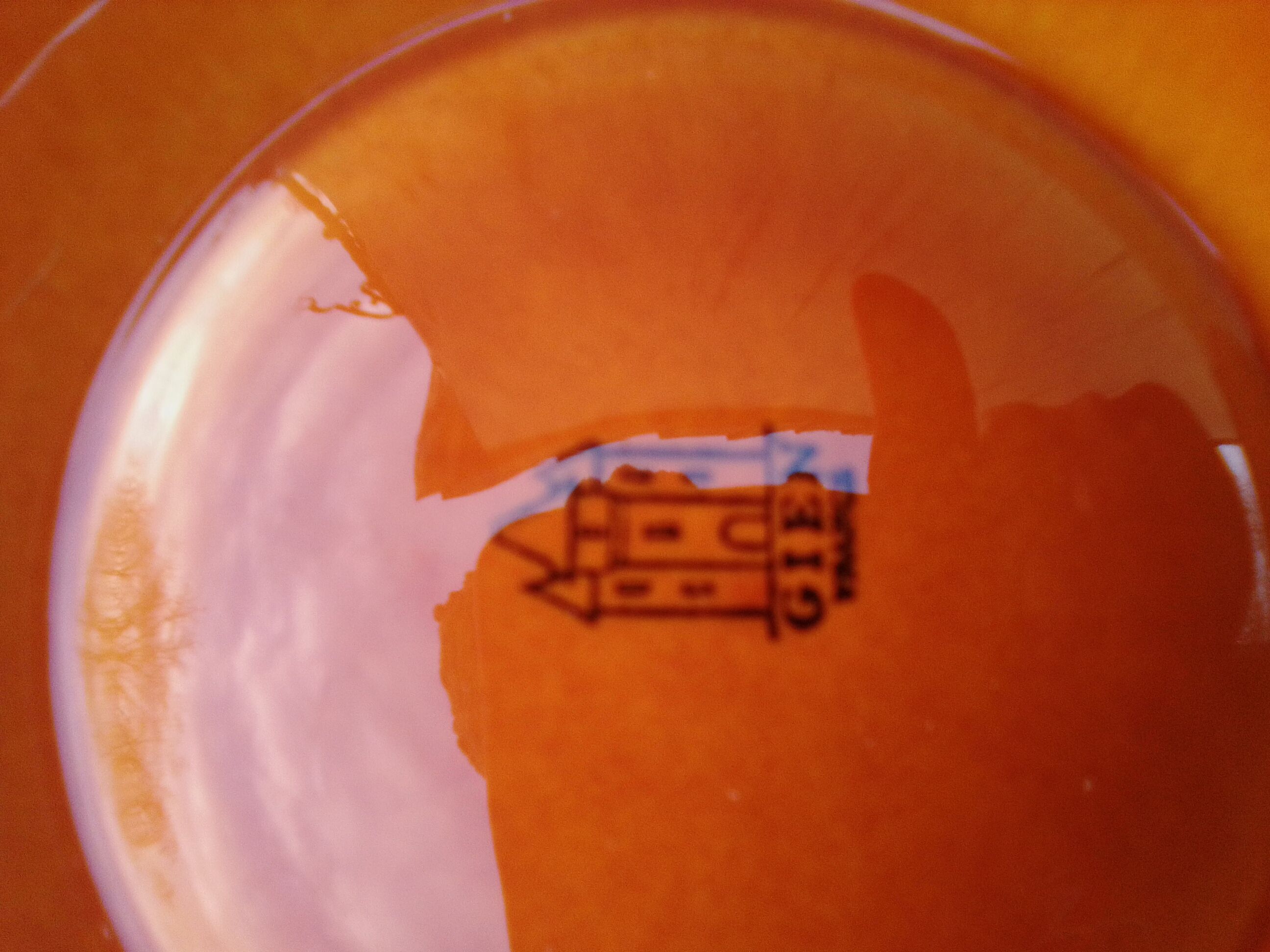 6 artichoke plates in Gien earthenware diam 23 cm