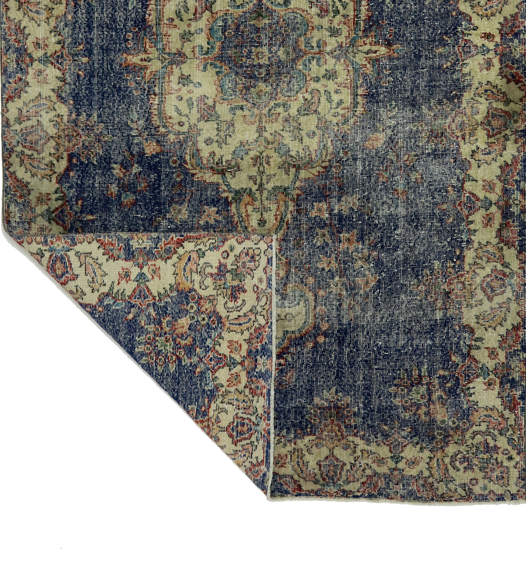 Anatolian handmade vintage rug 262 cm x 152 cm