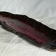 Vintage 1980s ceramic dish in the shape of a banana leaf