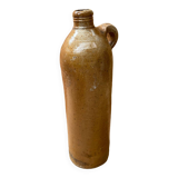 Antique kessel wasser stoneware glazed brown vintage bottle