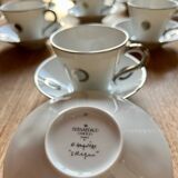 Bernardaud Ithaca Coffee Cup and Saucer by Olivier Gagnère
