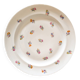 Round Limoges porcelain platter by Georges Boyer, 28.5cm diameter