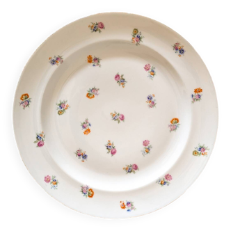 Plat rond porcelaine de Limoges Georges Boyer D28,5cm
