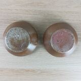 2 small stoneware bowls