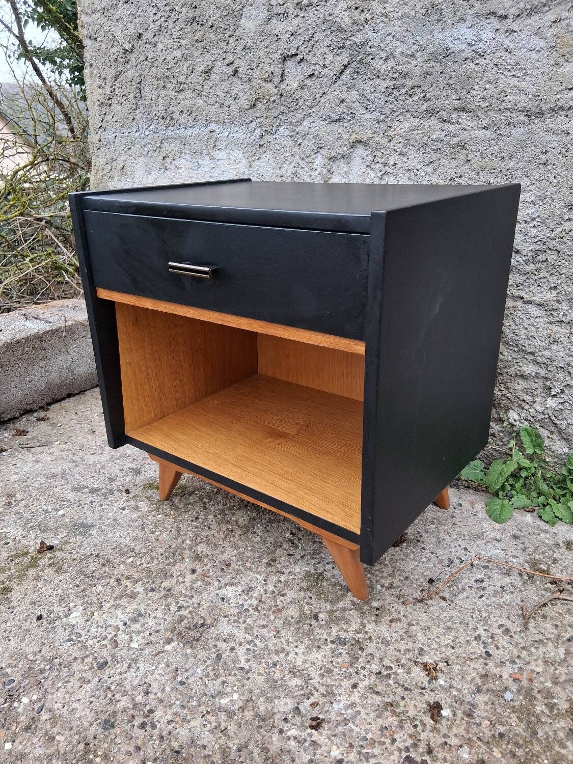 Vintage bedside table