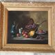 Old Still Life Oil Painting/Golden Frame/19th Century/L.Gervais
