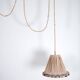 Double Italian draped pendant light, 1960s