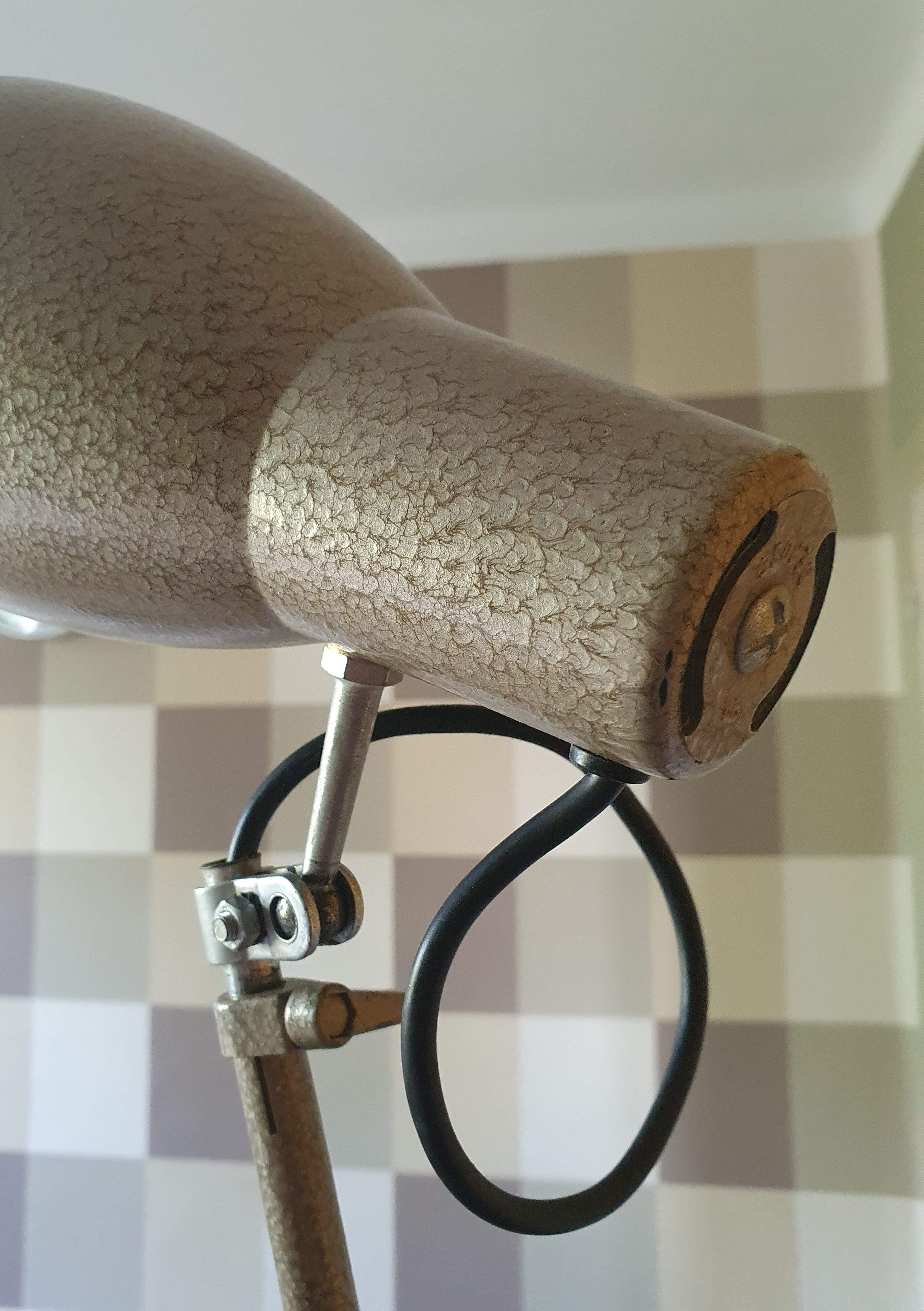 Industrial desk lamp