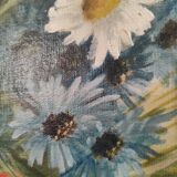 Oil painting on canvas "Country spray with poppies" 1910 signed