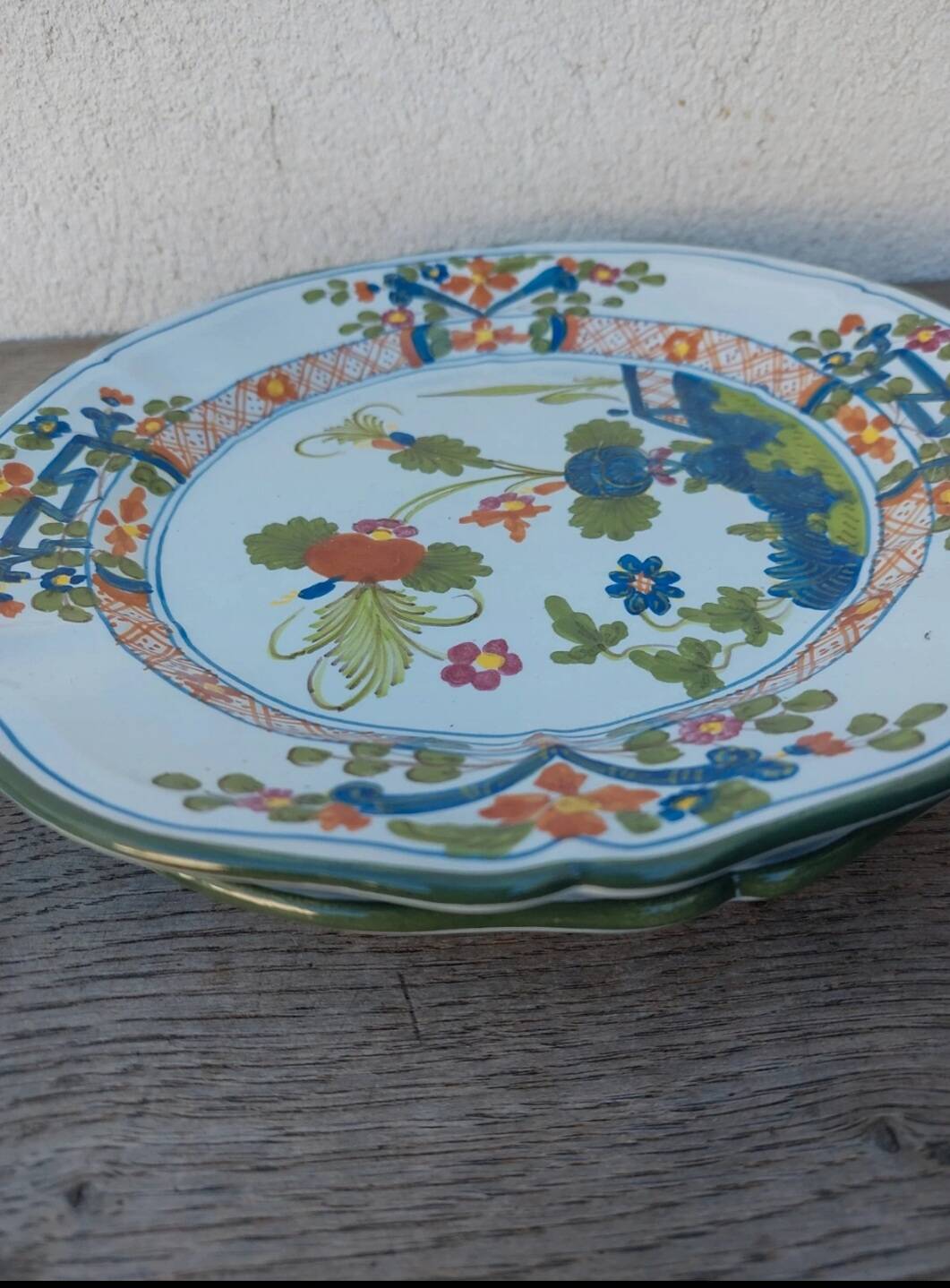 4 vintage plates Italy Christian Dior