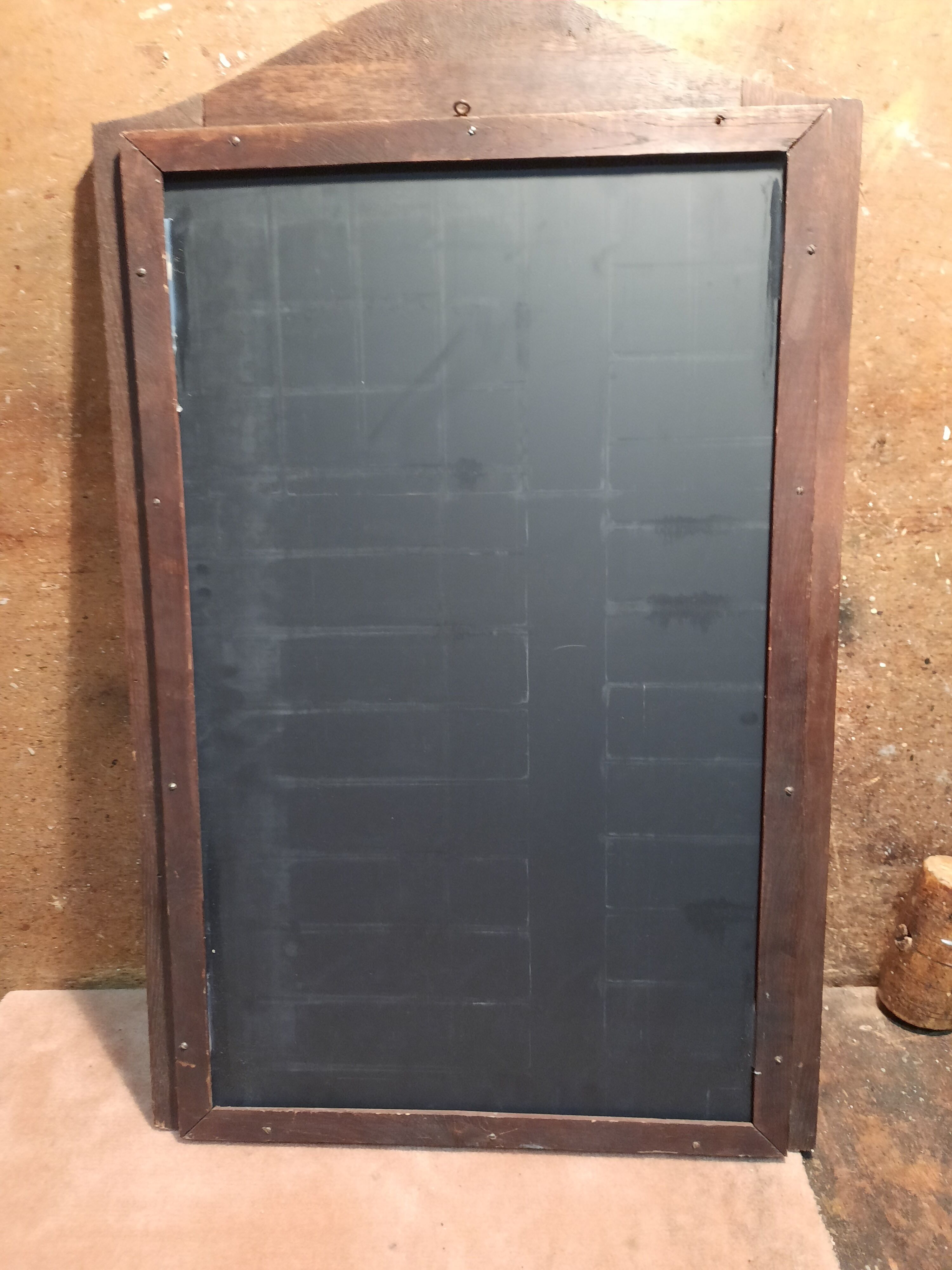 Old oak mirror