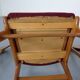 Mid-Century Walnut Dining Chairs, 1960s, Set of 4