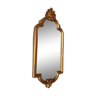 Golden baroque mirror, vintage, 16x39cm