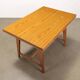 Extendable vintage oak table with laminate top, Italy, 1950s