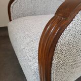 Restored 1930 art deco armchair