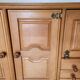 Vintage design oak buffet by Guillerme and Chambron