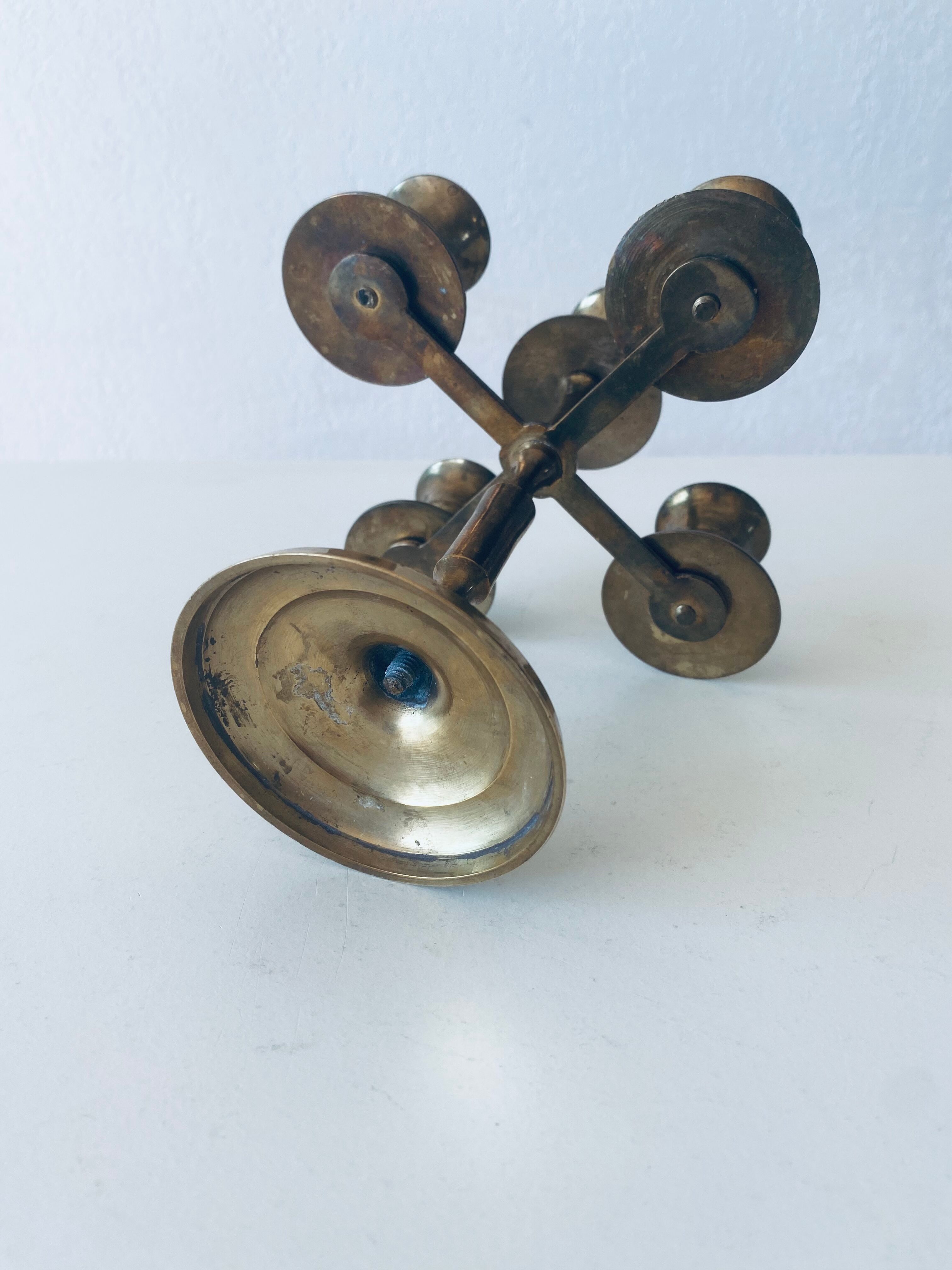 Vintage 5-spoke chandelier