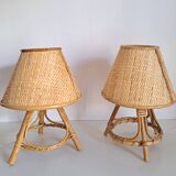 Paire de lampes de chevet
